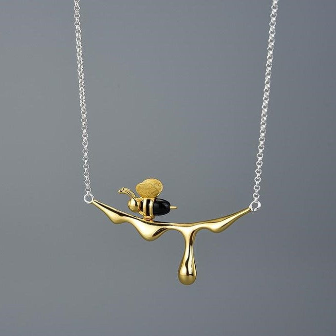 Bee Golden Gold Necklace