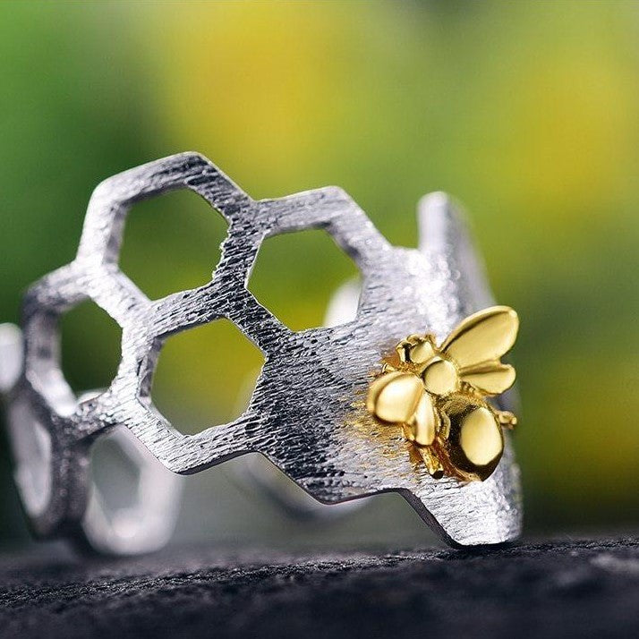 Honeycomb Gift Set Ring